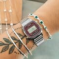 Casio Casio Vintage LA670WA-4DF  наручные женские часы фото под углом.
