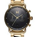 MVMT MVMT CHRONO 28000105-D  28000105-D кварцевые мужские часы  черный циферблат, браслет сталь с ip покрытием — вид спереди