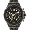 Plein Sport Plein Sport PS6BA0824  PS6BA0824 кварцевые мужские часы  черный циферблат, браслет сталь с ip покрытием — вид спереди