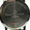 Maurice Lacroix Maurice Lacroix Eliros Date EL1118-SS001-114-1 кварцевые мужские часы часы, крупный план серый циферблат