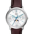 Fossil Fossil Neutra FS5905  FS5905 кварцевые мужские часы  перламутровый циферблат, браслет кожаный — вид спереди