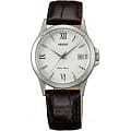 Orient Orient UNF5005W (FUNF5005W)  FUNF5005W  женские часы  белый циферблат, браслет кожаный — вид спереди