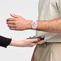 Оригинальные часы Swatch Swatch New Gent Bioceramic Swatch Pay! SO32P103-5300 кварцевые калибр механизма  общий вид