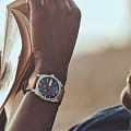 Fossil Fossil Machine FS5920  американские мужские часы на браслете сталь с ip покрытием боковой вид