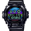 Casio Casio G-Shock DW-6900RGB-1DR (DW-6900RGB-1)  DW-6900RGB-1 электронные мужские часы  цветной циферблат, браслет пластик — вид спереди