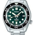 Seiko Seiko Prospex SLA047J1  SLA047J1 механические мужские часы  зеленый циферблат, браслет нержавеющая сталь — вид спереди