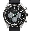 Timex Timex Waterbury Chronograph TW2V42500  TW2V42500 кварцевые мужские часы  черный циферблат, браслет кожаный — вид спереди