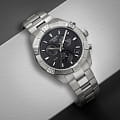 Tissot Tissot PR 100 Sport Gent Chronograph T101.617.11.051.00 кварцевые мужские часы часы, крупный план черный циферблат