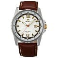 Orient Orient UNA7007W (FUNA7007W)  FUNA7007W  мужские часы   циферблат, браслет кожаный — вид спереди
