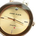 Anne Klein Anne Klein Diamond  1362RGRG  американские женские часы на браслете 18-каратное желтое золото боковой вид