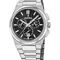 Festina Festina Rive F20059/4  F20059/4 кварцевые женские часы  черный циферблат, браслет нержавеющая сталь — вид спереди