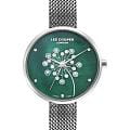 Lee Cooper Lee Cooper LC07601.370  LC07601.370 кварцевые женские часы  зеленый циферблат, браслет суперметалл — вид спереди