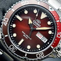 Orient Orient Mako Kamasu RA-AA0814R  — задняя крышка металл сталь корпуса японские часы