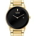 Citizen Citizen Eco-Drive Axiom AU1062-56E  AU1062-56E кварцевые мужские часы  черный циферблат, браслет нержавеющая сталь с ip-покрытием — вид спереди