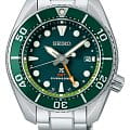 Seiko Seiko Prospex Sea SFK003J1 Sea SFK003J1 кварцевые мужские часы  зеленый циферблат, браслет нержавеющая сталь — вид спереди
