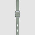 Casio Casio Vintage A100WEF-3ADF мужские часы зеленый циферблат на запястье