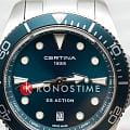 Certina Certina DS Action C048.410.11.091.00  швейцарские мужские часы на браслете нержавеющая сталь боковой вид