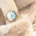 Casio Casio Sheen SHE-4052PG-2A sheen японские женские часы на браслете сталь с ip покрытием боковой вид