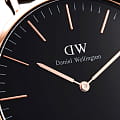 Daniel Wellington Daniel Wellington Classic Black Sheffield DW00100127  наручные мужские часы фото под углом.