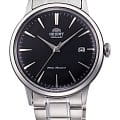 Orient Orient RA-AC0006B1  RA-AC0006B механические мужские часы  черный циферблат, браслет нержавеющая сталь — вид спереди