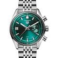 TAG Heuer TAG Heuer Carrera Chronograph CBS2211.BA0048  CBS2211.BA0048 механические женские часы  зеленый циферблат, браслет нержавеющая сталь — вид спереди