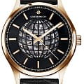 Greenwich Greenwich Globe GW 056.41.31  наручные мужские часы фото под углом.