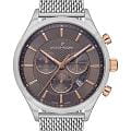 Jacques Philippe Jacques Philippe Apollo JPQGC031246N  JPQGC031246N кварцевые мужские часы  серый циферблат, браслет нержавеющая сталь 316l — вид спереди