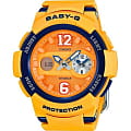 Casio Casio Baby-G BGA-210-4B  BGA-210-4B кварцевые женские часы  желтый циферблат, браслет пластик — вид спереди