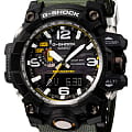 Casio Casio G-Shock GWG-1000-1A3 Mudmaster GWG-1000-1A3 электронные мужские часы  черный циферблат, браслет пластик — вид спереди