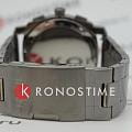 Fossil Fossil Machine FS5172 кварцевые мужские часы часы, крупный план серый циферблат