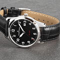 Jacques Lemans Jacques Lemans 1-2002A  австрийские мужские часы на браслете кожаный боковой вид