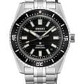 Seiko Seiko Prospex Marinemaster SJE101 Marinemaster SJE101 механические мужские часы  черный циферблат, браслет нержавеющая сталь — вид спереди