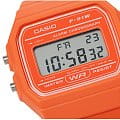 Casio Casio Collection F-91WC-4A2 кварцевые женские часы часы, крупный план  циферблат
