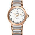 Rado Rado Centrix R30183013 Automatic R30183013 механические женские часы  белый циферблат, браслет сталь + pvd + керамика — вид спереди