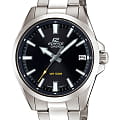 Casio Casio Edifice EFV-100D-1AVUDF (EFV-100D-1A) EFV EFV-100D-1A кварцевые мужские часы  черный циферблат, браслет нержавеющая сталь — вид спереди