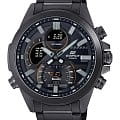 Casio Casio Edifice ECB-30DC-1ADF (ECB-30DC-1A) ECB ECB-30DC-1A кварцевые мужские часы  черный циферблат, браслет сталь с ip покрытием — вид спереди