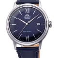 Orient Orient Automatic RA-AC0021L  RA-AC0021L механические мужские часы  синий циферблат, браслет кожаный — вид спереди