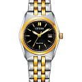 Citizen Citizen Eco-Drive EW2299-50E  EW2299-50E кварцевые женские часы  черный циферблат, браслет нержавеющая сталь с ip-покрытием — вид спереди