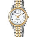 Casio Casio Collection LTP-1129G-7B  LTP-1129G-7B кварцевые женские часы  белый циферблат, браслет нержавеющая сталь с ip-покрытием — вид спереди