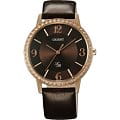 Orient Orient QC0H001T (FQC0H001T)  FQC0H001T  женские часы   циферблат, браслет кожаный — вид спереди