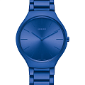 Rado Rado True Thinline Le Corbusier R27092622   R27092622  кварцевые мужские часы  синий циферблат, браслет высокотехнологичная керамика + титан — вид спереди