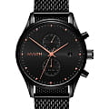 MVMT MVMT D-MV01-BBRG  D-MV01-BBRG кварцевые мужские часы  черный циферблат, браслет сталь с ip покрытием — вид спереди