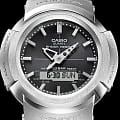 Casio Casio G-Shock AWM-500D-1ADR (AWM-500D-1A) электронные мужские часы часы, крупный план черный циферблат