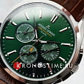 Jacques Lemans Jacques Lemans 1-1945C кварцевые мужские часы часы, крупный план зеленый циферблат