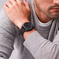 Fossil Fossil Machine FS6015 мужские часы черный циферблат на запястье