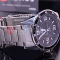 Casio Casio MTP-1291D-1A1 кварцевые мужские часы часы, крупный план черный циферблат