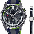Casio Casio Edifice Scuderia Alpha Tauri Limited Edition EQB-1200AT-1A EQB — детали корпуса и тканевый