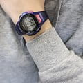 Casio LWS-1000H-2AVEF наручные женские часы застежка крупным планом