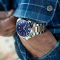 Citizen Citizen Eco-Drive AW1726-55L кварцевые мужские часы часы, крупный план синий циферблат