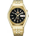 Orient Orient EM0B01EB (FEM0B01EB)  FEM0B01EB механические мужские часы  черный циферблат, браслет  — вид спереди